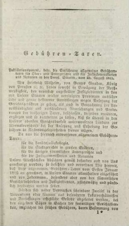 Gebühren-Taxen.
