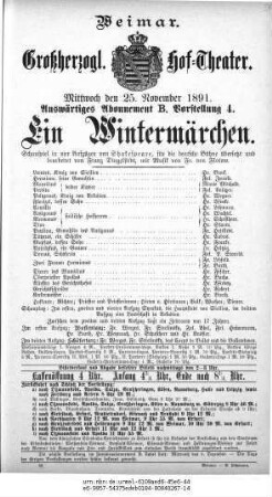 Ein Wintermärchen
