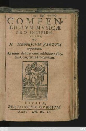 Compendiolum Musicae Pro Incipientibus