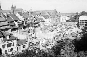 Freiburg: Baugrube Schlossberggarage
