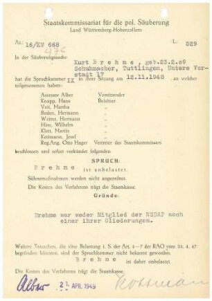 Brehme, Kurt