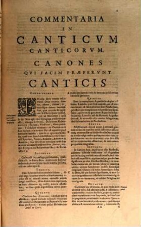 Commentarii In Canticvm Canticorvm : Indicibvs Necessariis Illvstrati