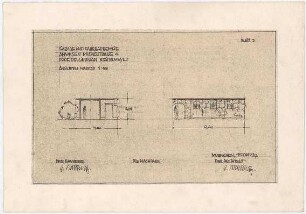 Bestelmeyer, German; München, Muffatstr. 4; Haus Bestelmeyer - Garage und Fahrradremise (Ansichten)