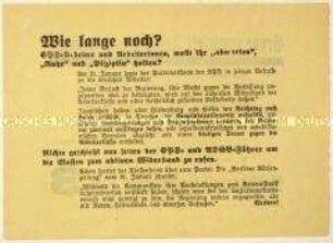Aufruf der KPD zur Reichstagswahl 1933