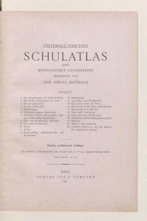 Österreichischer Schulatlas : nach methodischen Grundsätzen