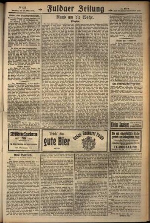 Zweite Ausgabe vom Sonntag, den 27. Mai 1928.