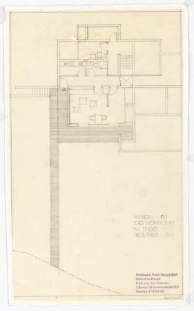 Wohnhaus Dr. Gnichwitz, Herten Ausführungsplanung: Grundriss Kellergeschoss 1:100