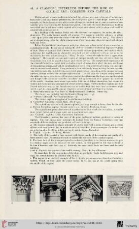 28. Classical Interlude before the Rise of Gothic Art: Columns and Capitals