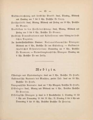 15-18, Medizin