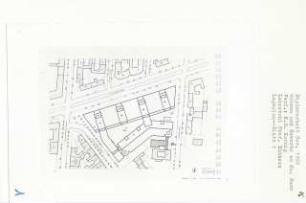 Wohnen und Gewerbe am Kurfürstendamm, Berlin-Charlottenburg (Diplomarbeit bei Kurt Dübbers): Lageplan 1:500