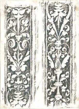Lange, Ludwig; Lange - Archiv: XIII.2 Glasmalerei, Mosaiken, Fliesen - Detail