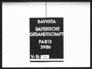 Gesuche der durch die Kriegslage bedrängten bayerischen und badischen Staatsangehörigen in Frankreich um Unterstützung, darin Einzelfälle (Namen nur im Register verzeichnet)
