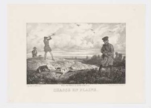 Chasse en plaine, Blatt 2 der Folge "Sujets de chasses"
