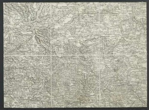 Theil von Wirtemberg (Hall) [Württemberg, Schwäbisch Hall] [Topographisch-militairische Charte von Teutschland]