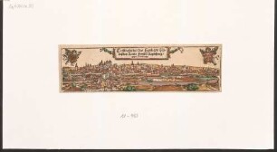 Contrafactur des Heyligen Römischen Reichs Freystat Regenspurg, gegen Mitternacht