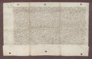Kurfürstin Margarethe von der Pfalz, Witwe, stiftet eine ewige Messe im Predigerkloster zu Heidelberg.