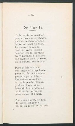 De vuelta
