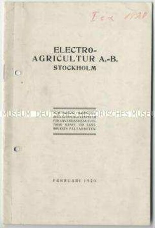 Elektrifizierung bei der Feldarbeit