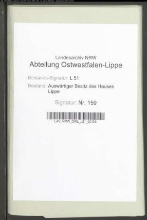 Korrespondenz des Alexander Günther von Wrede auf der Ulenburg