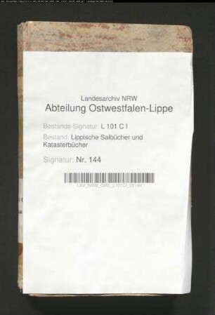 Salbücher der Vogtei Oerlinghausen von 1616/17 und ca. 1642