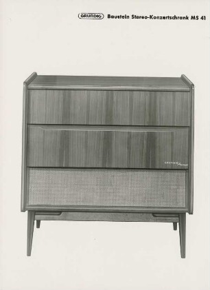 Baustein Stereo-Konzertschrank "MS 41" der Grundig-Radio-Werke