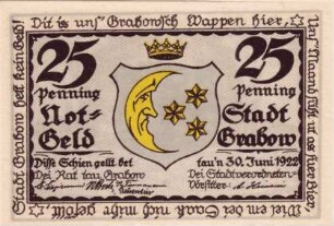 Notgeld der Stadt Grabow in Mecklenburg