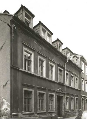 Dresden-Neustadt, Sebnitzer Straße 41. Wohnhaus (um 1867). Straßenansicht