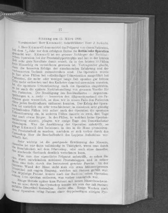 Sitzung am 13. März 1900.