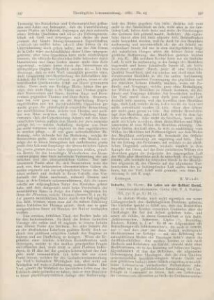 598-603 [Rezension] Schultz, Herm., Die Lehre von der Gottheit Christi
