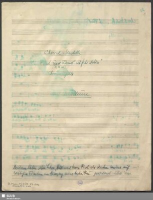 Notenhandschrift