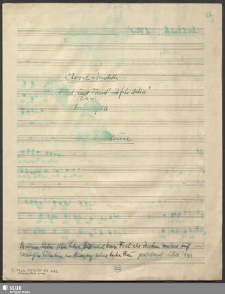 Notenhandschrift