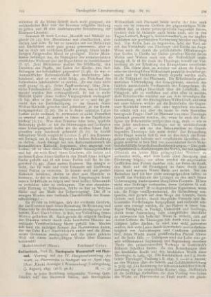 523-525 [Rezension] Gottschick, Johannes, Theologische Wissenschaft und Pfarramt. Vortrag auf der 4. Hauptversammlung des württ. ev. Pfarrvereins in Stuttgart am 17. April 1895