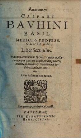 Anatomes : libri duo, 2