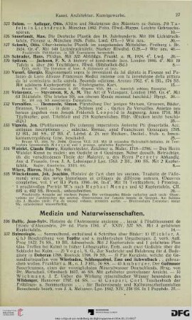 Medizin und Naturwissenschaften (Nr. 336-352)