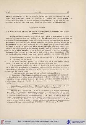Capitulum sextum
