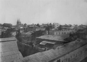 Panorama von Sansibar mit Katholischer Kirche