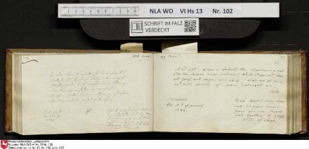 Stammbuch des Johann Christian Wilhelm Schütze aus                            Braunschweig