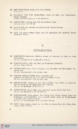 X. Ostasiatika (Nr. 585-615)