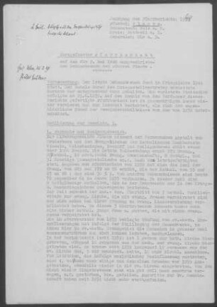 Fluorn mit Winzeln, Waldmössingen, Seedorf und Heiligenbronn: Pfarrbericht mit Visitationsbericht 1948