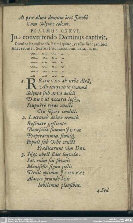 Psalmus CXXVI. In convertendo Dominus captivit