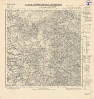 2064 (alte Nr.: 695) Gr. Voldekow, Meßtischblatt (4cm - Karte)