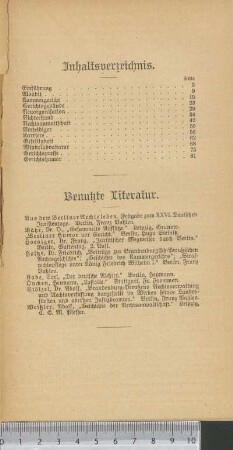Benutzte Literatur