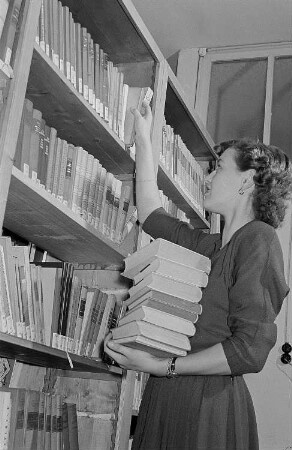 Bibliothek der Hochschule für Binnenhandel in der Markgrafenstraße
