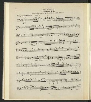Violoncello. Präludium No. II.
