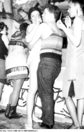 Faschingsfeier bei Fritz Kracht, Februar 1967