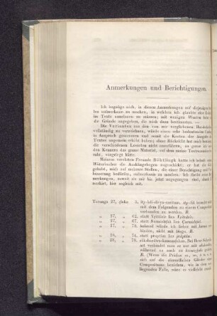 Anmerkungen und Berichtigungen.