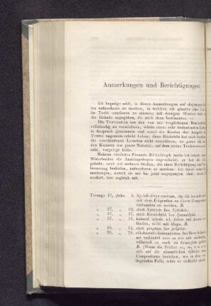 Anmerkungen und Berichtigungen.