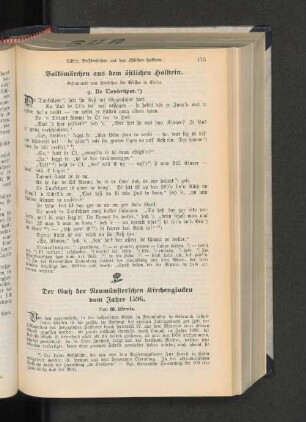 Der Guß der Neumünsterschen Kirchenglocken vom Jahre 1596.
