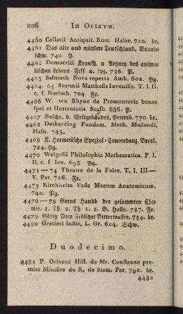 206-210, Duodecimo