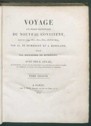 Voyage aux régions équinoxiales... (1.P),T.2, Relation historique,2